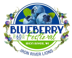 Blueberry Festival Logo Iron River WI