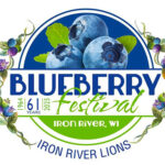 Blueberry Festival Logo 61 Years in 2025